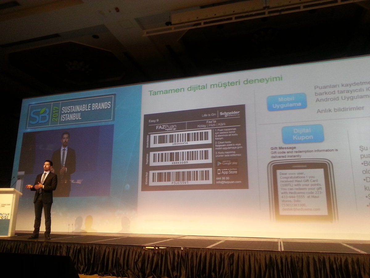 SustainBrandsTR's tweet image. @sb17istanbul #Scheneider #FazPuan #Oyunlastirma #DijitalKupon