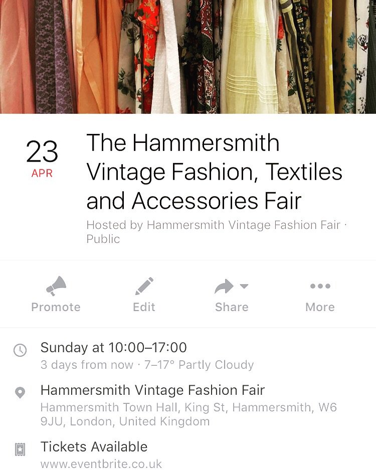 Hammersmith Vintage (fashionfairs) Twitter