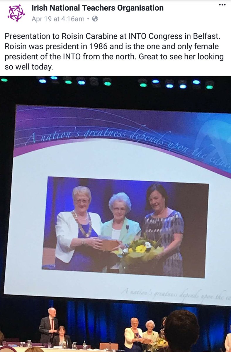 Congratulations Auntie Roisin!
<a href="/INTOnews/">INTO (Irish National Teachers' Organisation)</a>