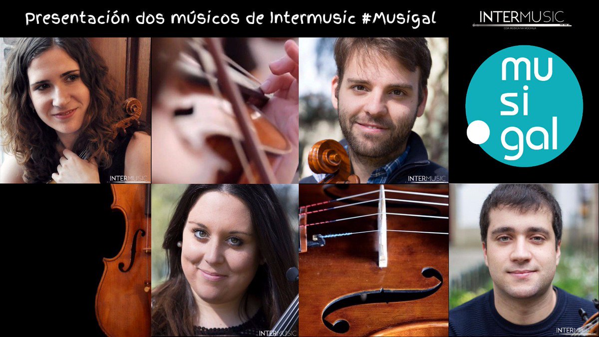 crtvg's tweet photo. En @intermusiceu catro mozos collen os seus instrumentos e levan a música galega por toda #Europa #Musigal https://t.co/Wvz0tMa7Bq https://t.co/0p9Mb33NGj