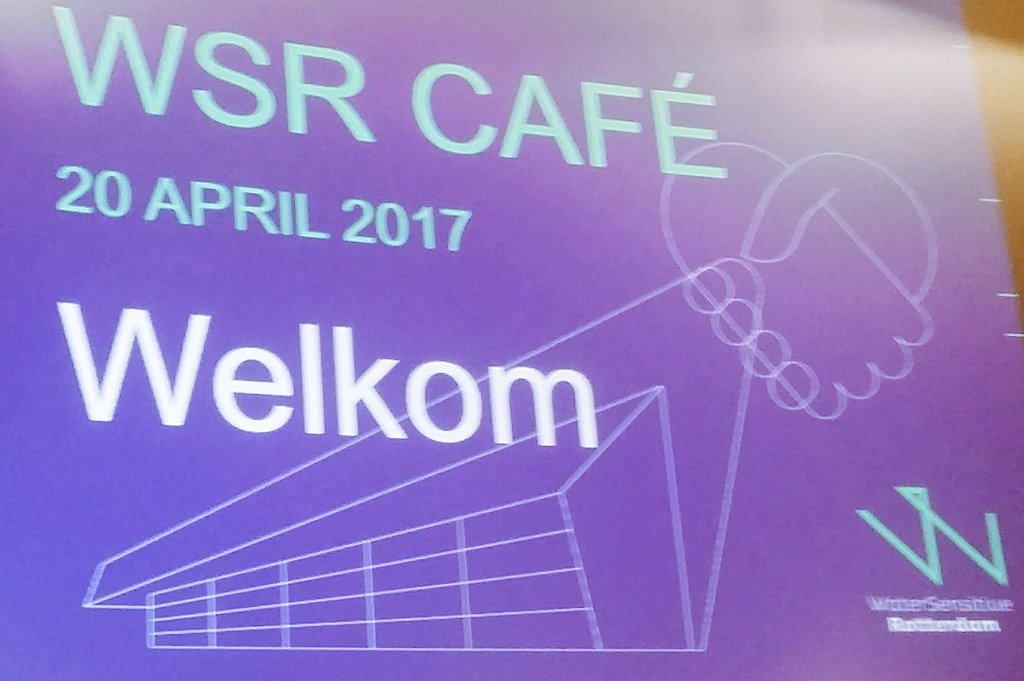 Water en klimaat adaptieve maatregelen bespreken en inspiratie opdoen <a href="/Water_Sensitive/">Water Sensitive Rdam</a> #wsrcafe #tuinmanindewijk