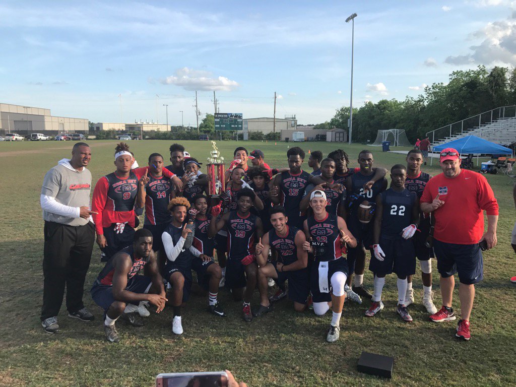national7v7's tweet photo. Manvel Mavs wins the Texas National 7v7 Classic. Great coaches, great people, great mindset. https://t.co/nkv2RLuDhw
