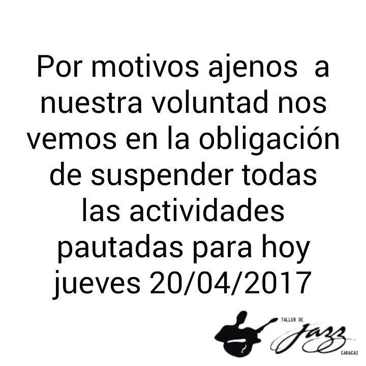 #Comunicado