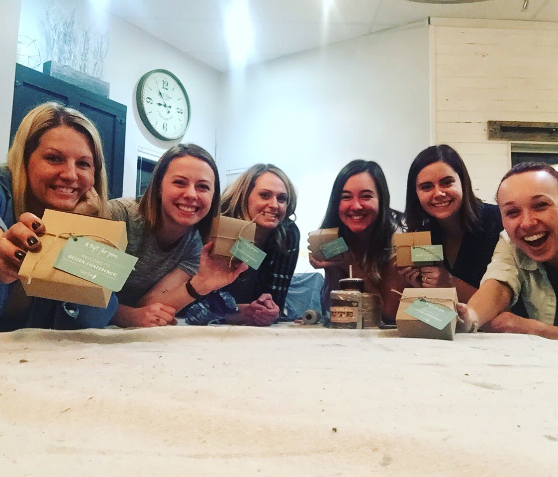 mariabosak's tweet photo. Still smiling at 9 pm after packing 1400 gift boxes for attendees of #designcon17. So proud of this kind, loving and so very funny crew! https://t.co/tx24EfkCNq
