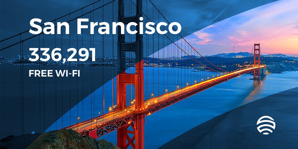 Flying to #sanfrancisco? Discover all the #freewifi in your #travel destination and get the #wifimap: wiman.me/united-states/… #mobile
