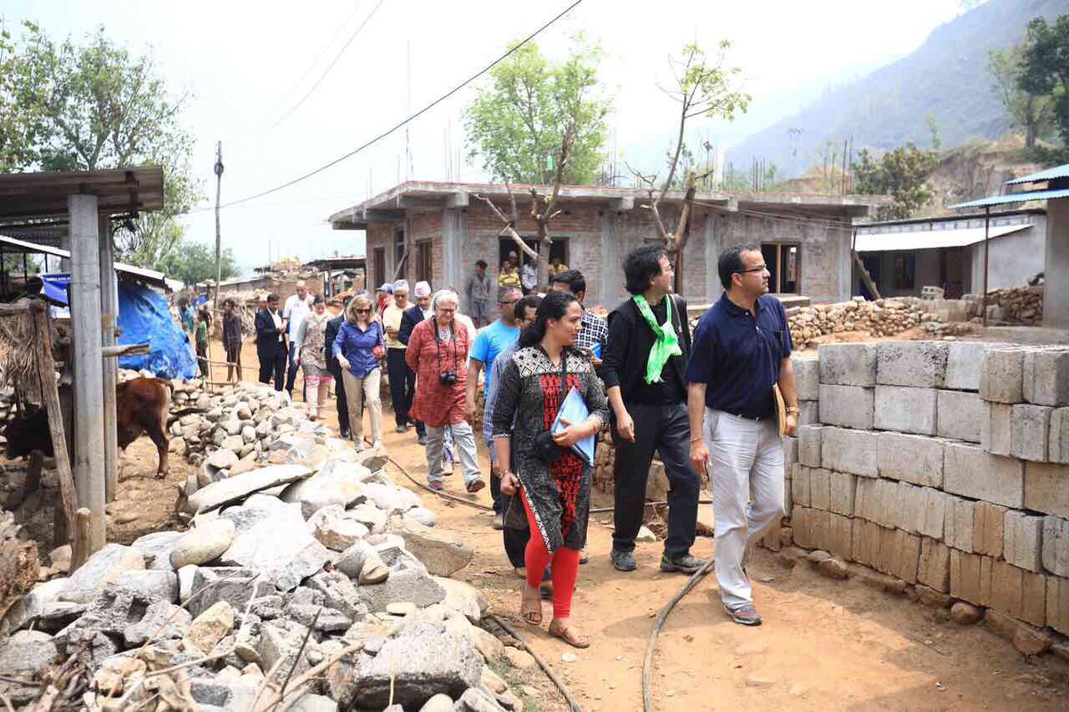 UN_Nepal's tweet photo. #UNExeBoard members visit Ward Citizen Forum as part of Local Governance and Community Development Programme (#LGCDP), Nuwakot, Ratmate. https://t.co/mDG1cUakCp