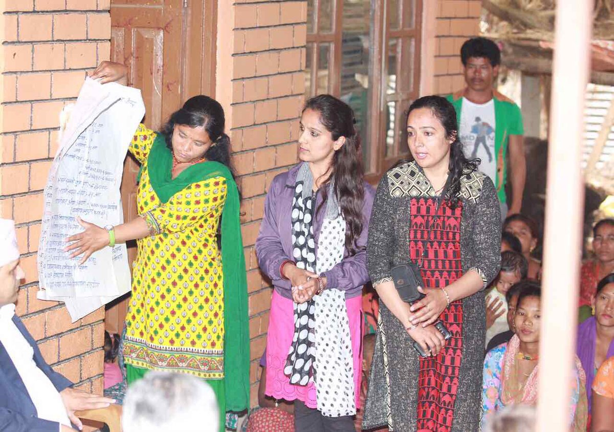 UN_Nepal's tweet photo. #UNExeBoard members visit Ward Citizen Forum as part of Local Governance and Community Development Programme (#LGCDP), Nuwakot, Ratmate. https://t.co/mDG1cUakCp