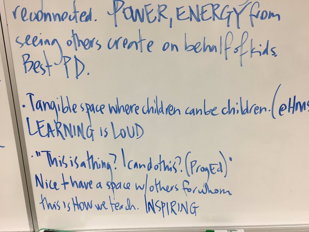 ProgEdNet's tweet photo. 3/3Talking about takeaways from #NIPEN4.0 @HighMeadowsGA "Learning is LOUD". https://t.co/tO28gaLK69