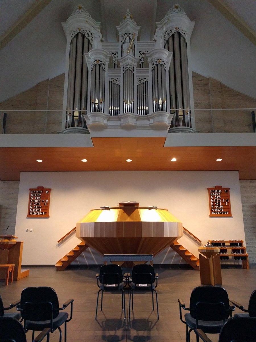 Alles gereed voor trouwdienst Pieter &amp; Gemma.