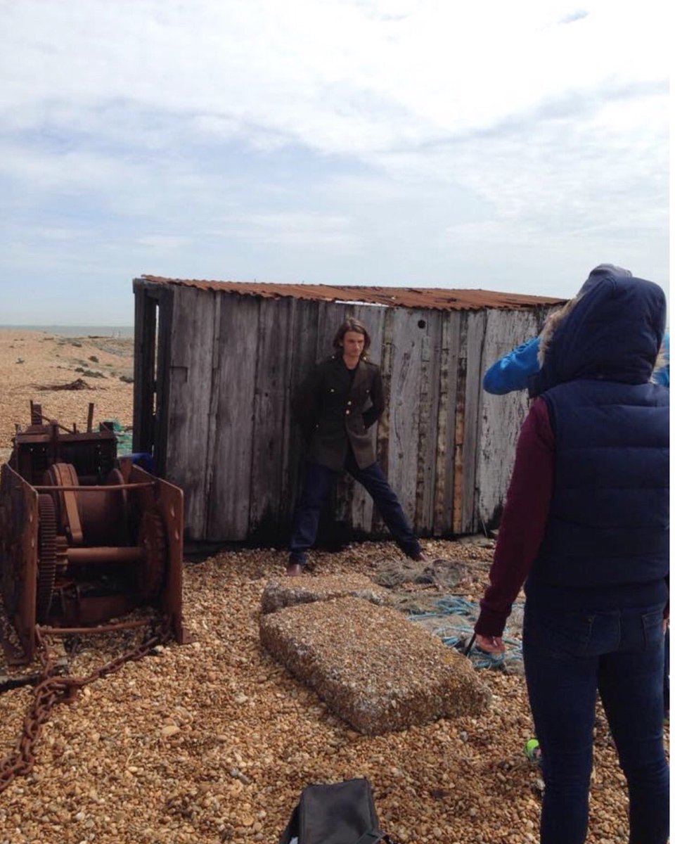 RobbieRansom99's tweet photo. #tbt to behind the scenes on this shoot in Camber Sands https://t.co/kALcbuvd74
