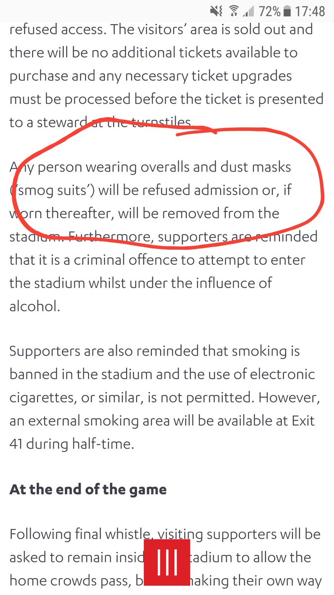 H84Caz's tweet photo. The smog suit is banned! โ ๐ท๐คข #safc #mfc #bothgoingdown ๐ญ https://t.co/NuG59NU5YG