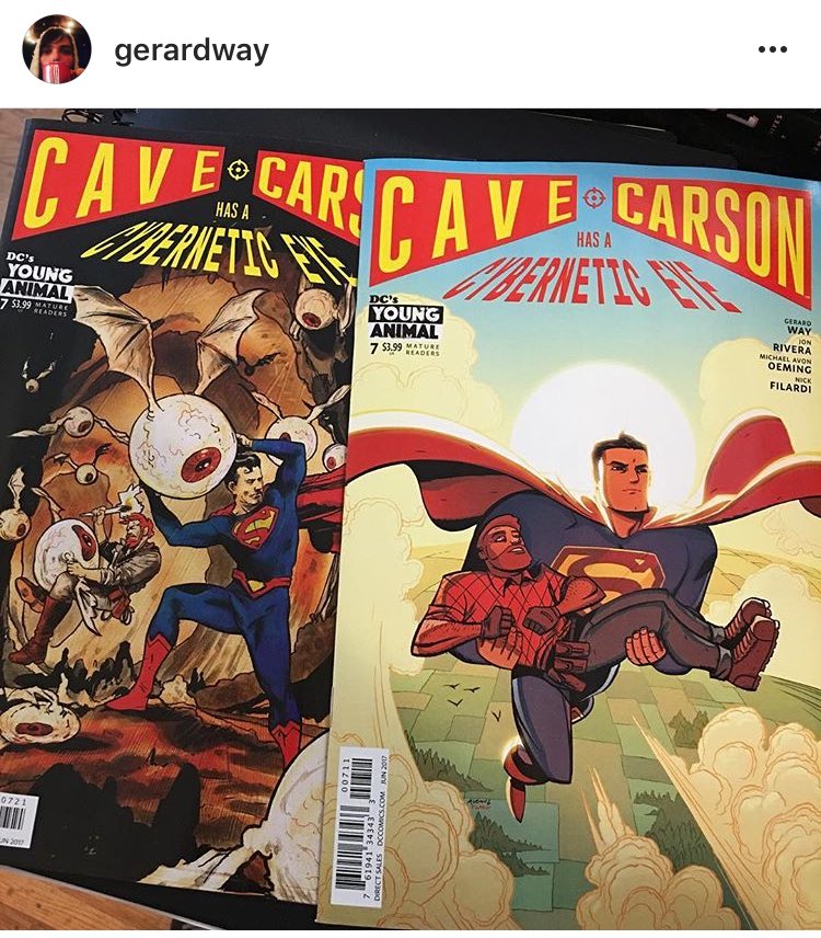 GWayFUN's tweet photo. Gerard Way posts about #CCHACE #7 https://t.co/k1zs5socVr https://t.co/BZFHPv1W6O