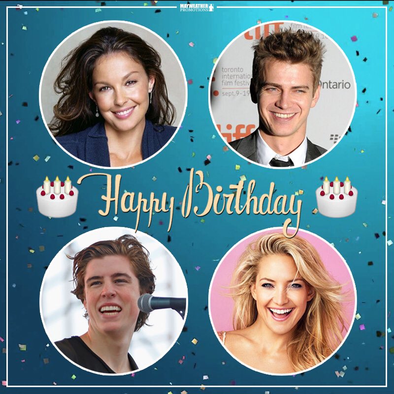 Happy Birthday to 
these celebs Kate Hudson,  Hayden Christensen       