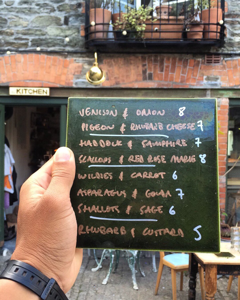 Tonight's menu! #thekitchenfalmouth #local #seasonal #foodfromhere #fromfieldtotable <a href="/FishforThought1/">Fish for Thought</a> <a href="/DuchyGame/">Duchy Game</a>