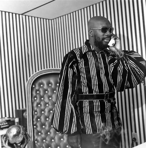 #IsaacHayes in his office at Stax Records, Memphis

📷 #ErnestWithers 1970