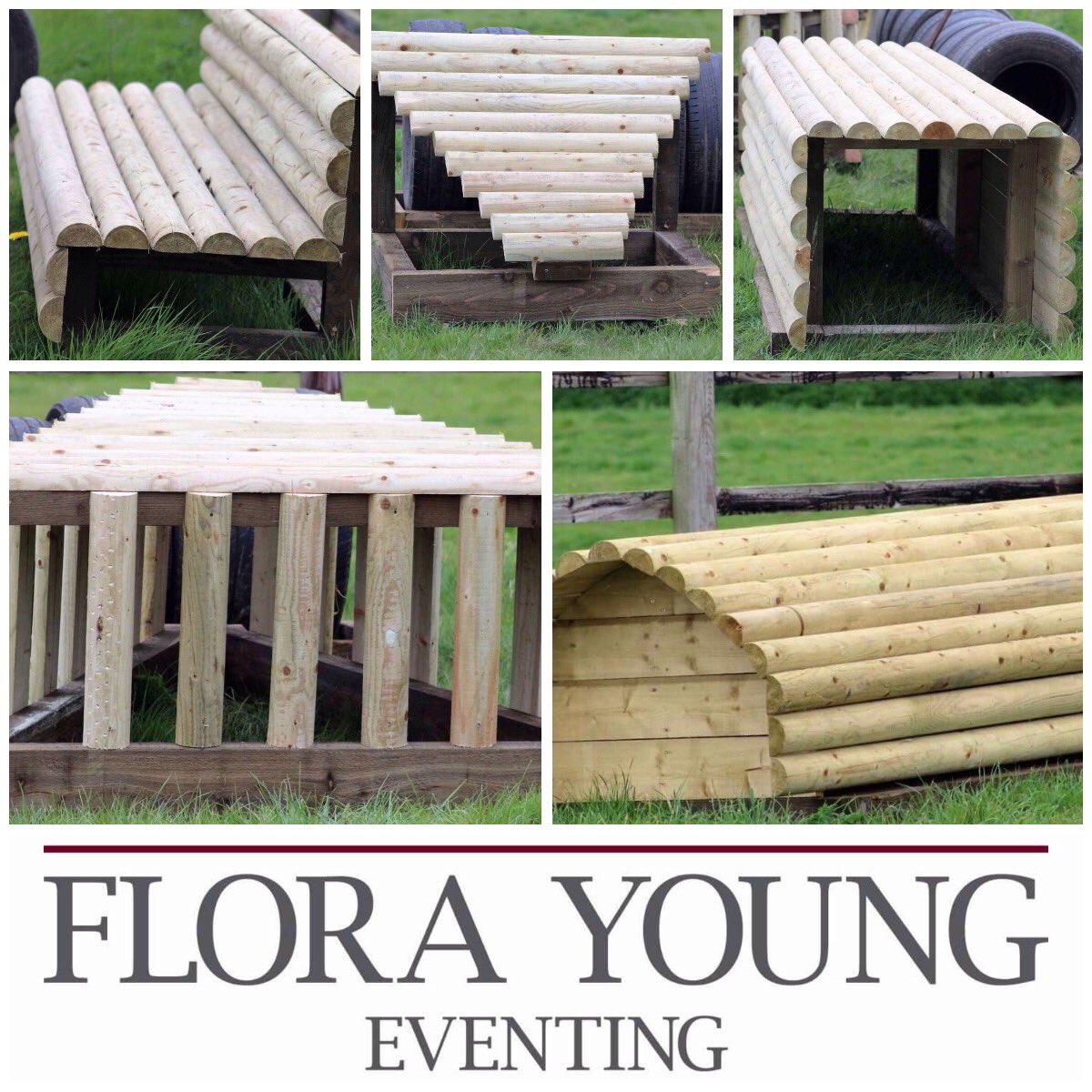 It appears we have an in-house fence builder. #crosscountryjumps #crosscountry #eventing #youngeventers #younghorses #ThankfulThursday