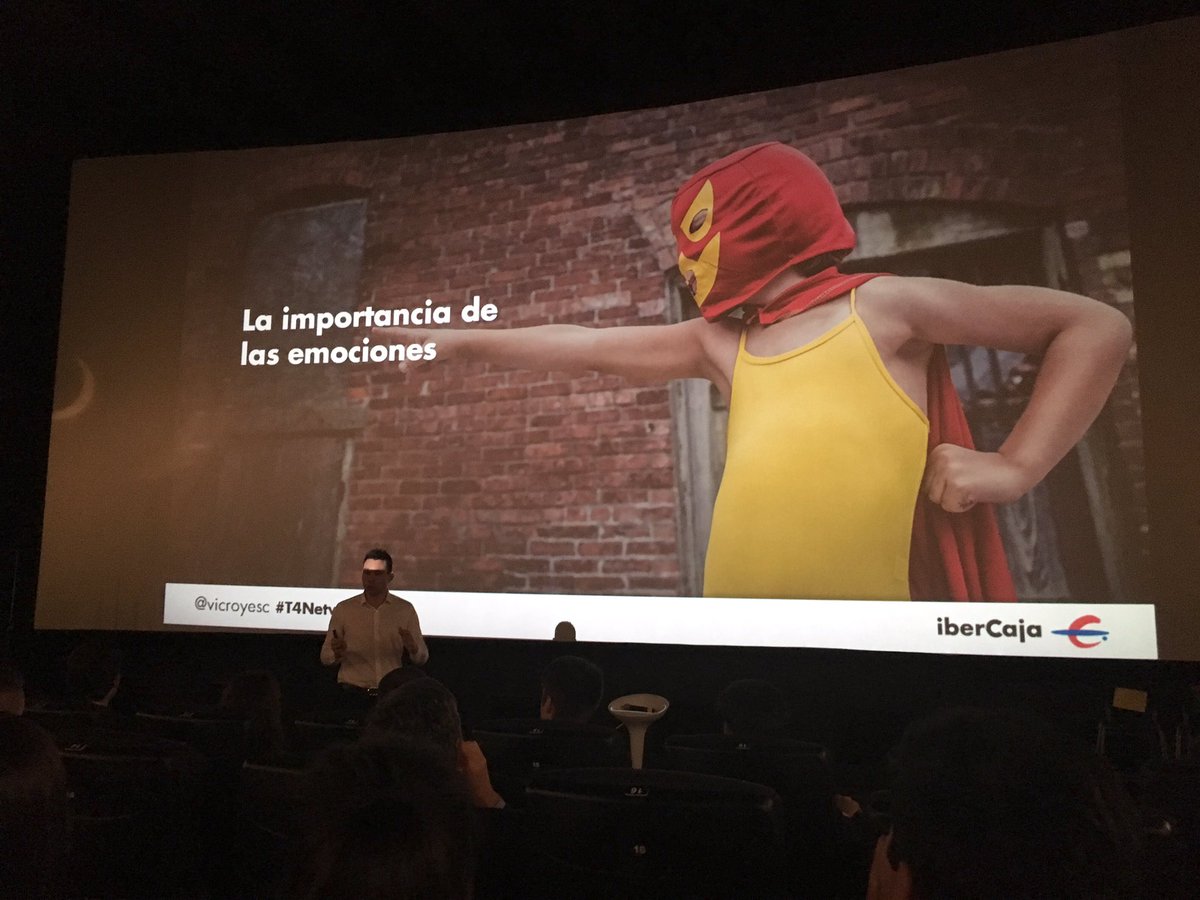 lamasmallo's tweet image. La importancia de las emociones en #T4Networking, lo cuenta @vicroyesc
