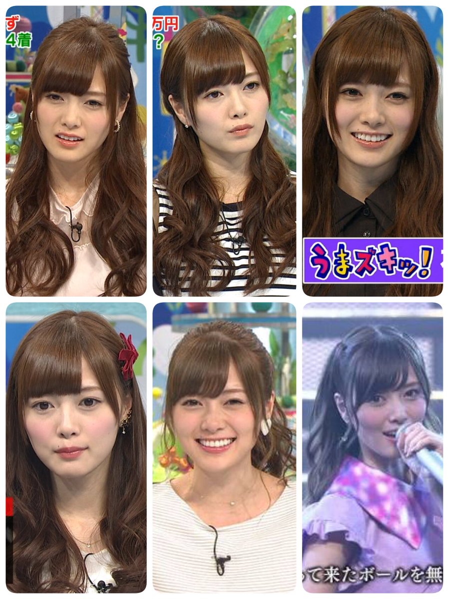 クズ子ちゃん 白石麻衣ちゃんの髪型アレンジ集です 髪型に困った時は是非一度お試しください まいやんとの顔面の違いに絶望します O
