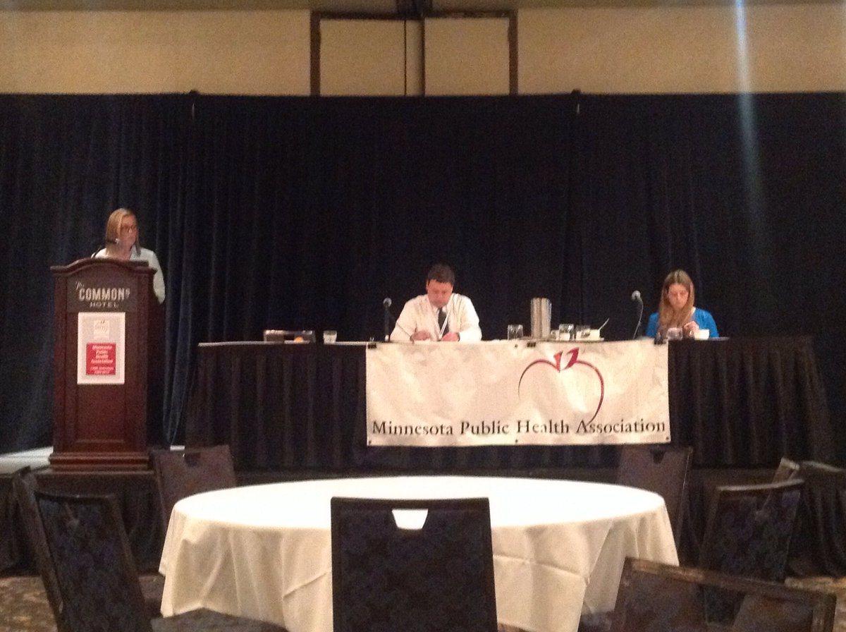 MNPublicHealth's tweet photo. Panelists from @SR_AHEC & @AICAF_Org discussing HPV vaccines as cancer prevention. Moderator @mflory from @ACS_Minnesota . #mpha17 https://t.co/L8DEJskM21