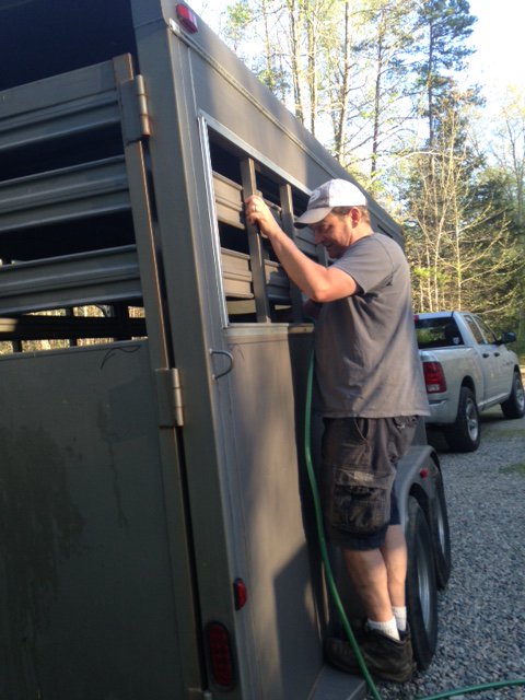 Loaded up to hit the road!