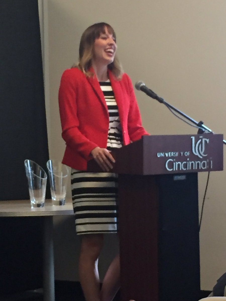 PeterL_Chapter6's tweet photo. @uofcincy Distinguished Alumna Allison E. Baker-Kuhn from @UCAlliedHealth builds healthy dietetic choices @kroger @JenHeisey #BeAGoodPartner https://t.co/xrdGDVHZKg