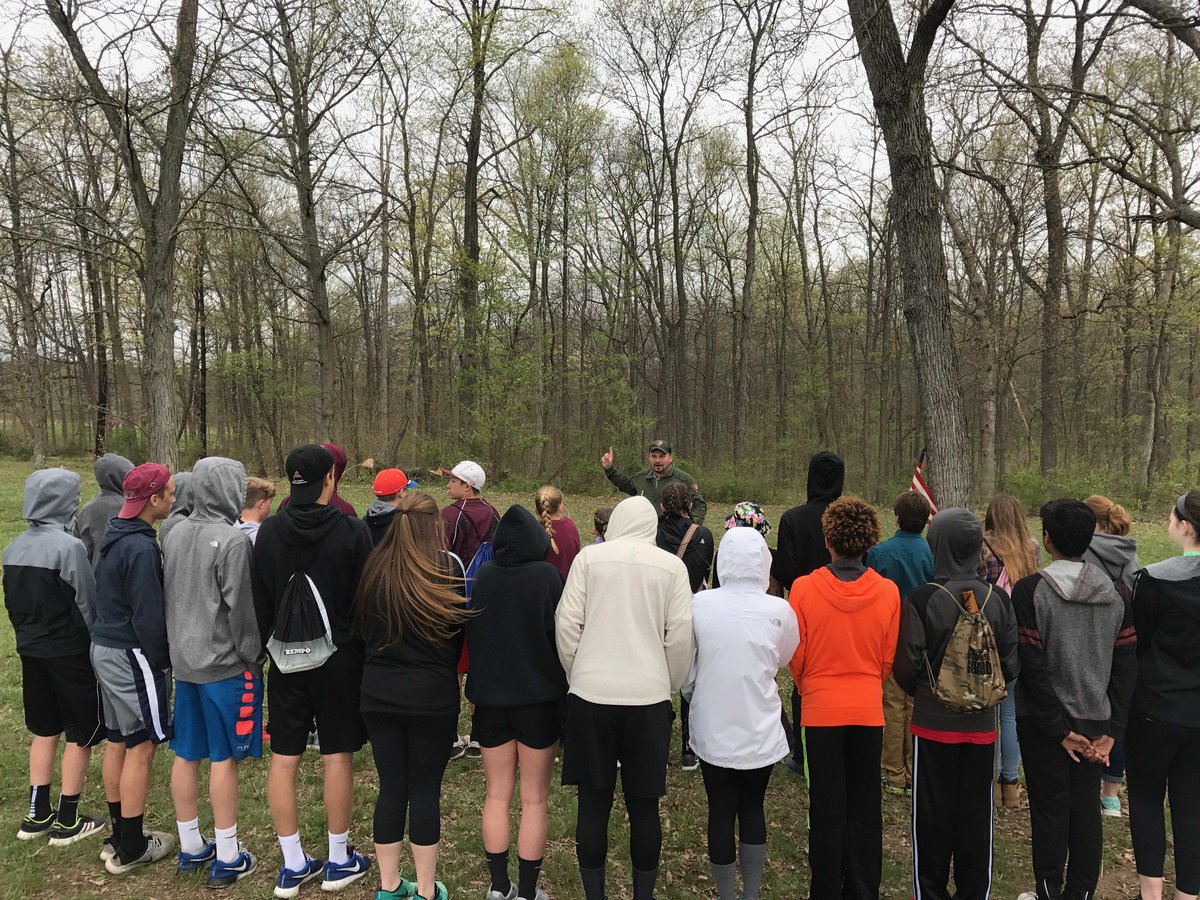 We had a great day on our Gettysburg field trip! Here, students are learning about being a Civil War Soldier! #masdproud <a href="/MMS_principals/">MMS principals</a>