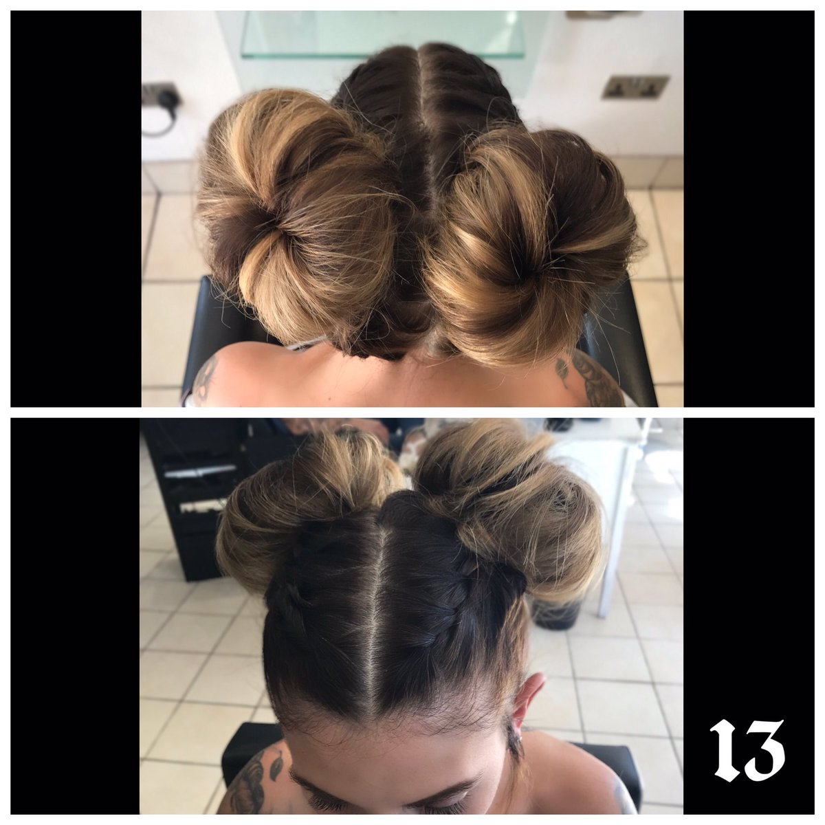 13 Thirteen On Twitter Funky Buns And Plaits By Hayley Plaits