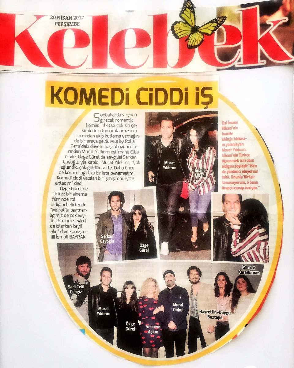 ilkopucukfilm's tweet photo. İlk Öpücük ekip akşam yemeğinden sonra,haberimiz 😊
#ilköpücük Sonbahar'da Vizyonda.. 
#luckyredfilms #ilköpücük #firstkiss 💋 https://t.co/Mlx4u81HHu