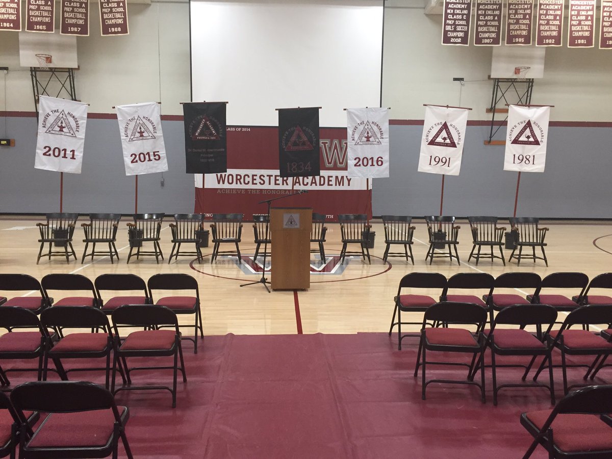 WAResLife's tweet photo. Very excited to tap our newest members of the Board of Monitors today! #tradition @WorcesterAcdmy https://t.co/kntqwS7VJo