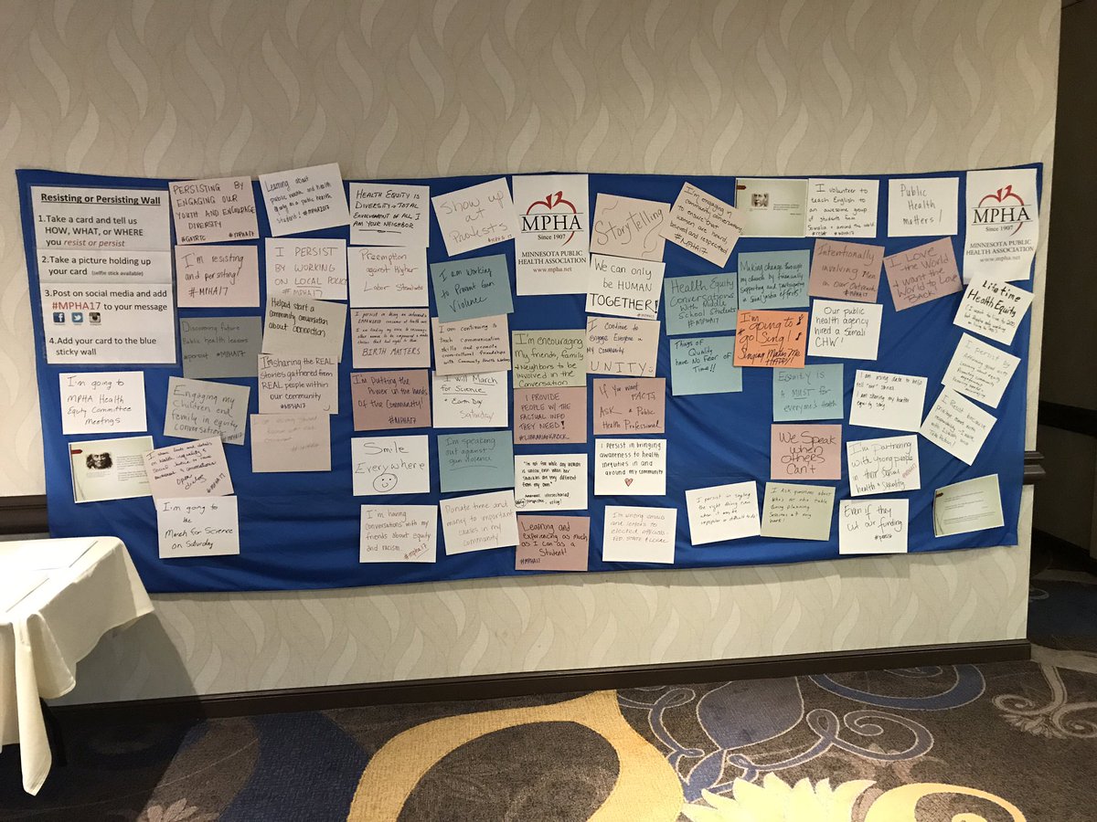MNPublicHealth's tweet photo. It's just the start of another inspiring day at Minnesota Public Health Association's Annual Conference! #mpha17 https://t.co/DXKgN2Uowh