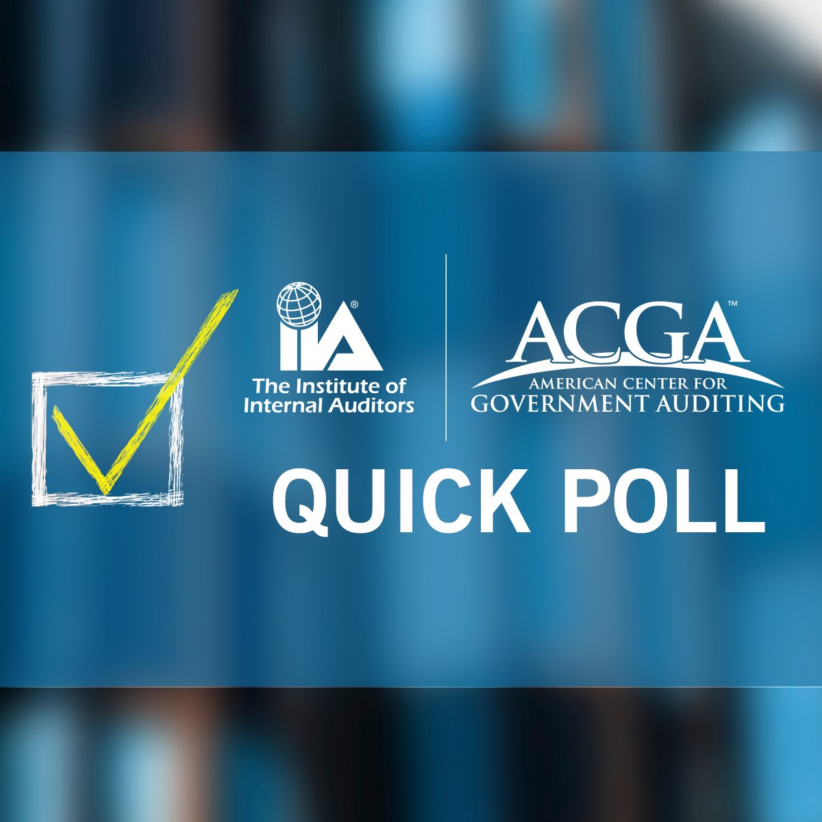 TheIIA's tweet photo. 52% of public sector internal auditors expect to lose more than half their staff within 5 years. #ACGAQuickPoll https://t.co/t1mdabjDsq https://t.co/bNKJdtMc0N