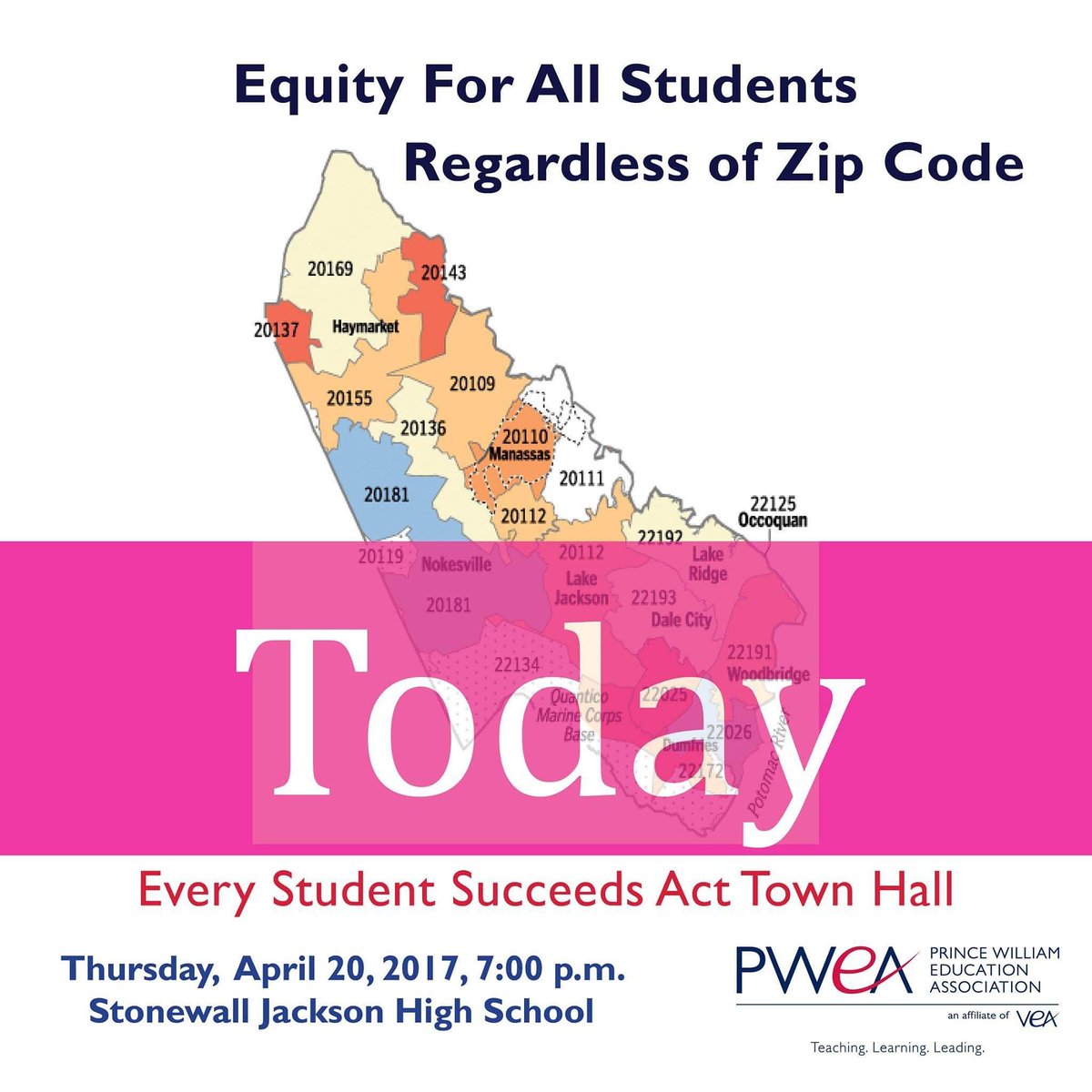PrinceWilliamEA's tweet photo. Today is the day. Final preps are being done at the PWEA office. We are anxious and excited to see everyone. #PWEA #GetESSARight #ESSA https://t.co/Xt4Jd9fgw1