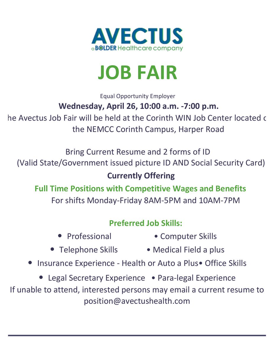 Avectus Healthcare tweet media