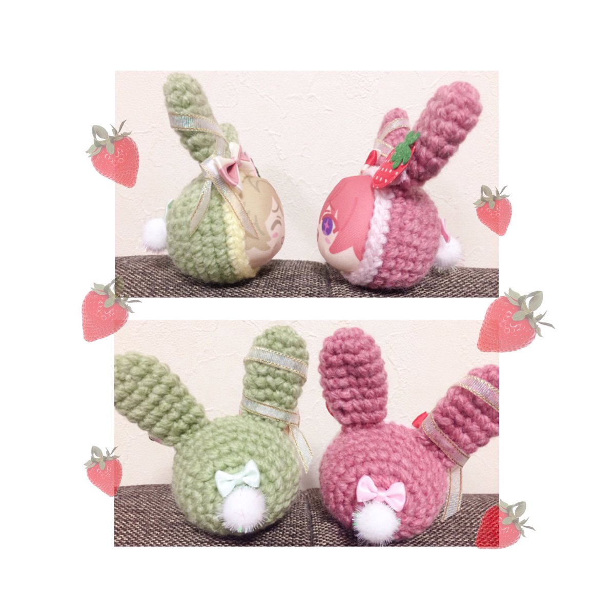 おにゅーの春着ぐるみ🌸🍓💓
高峯のいちごルームウェア風
#あんスタ手芸部
#おまんじゅう着ぐるみ