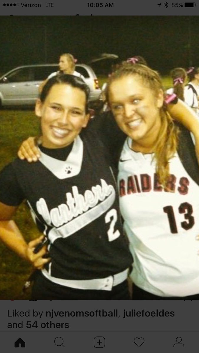 NJVenomSoftball's tweet photo. Two original pitchers of the "Venom 11"-2010 Somerset County Finals-9 innings-pitched gems against each other and are now both Venom coaches https://t.co/K3AxmIwKXq