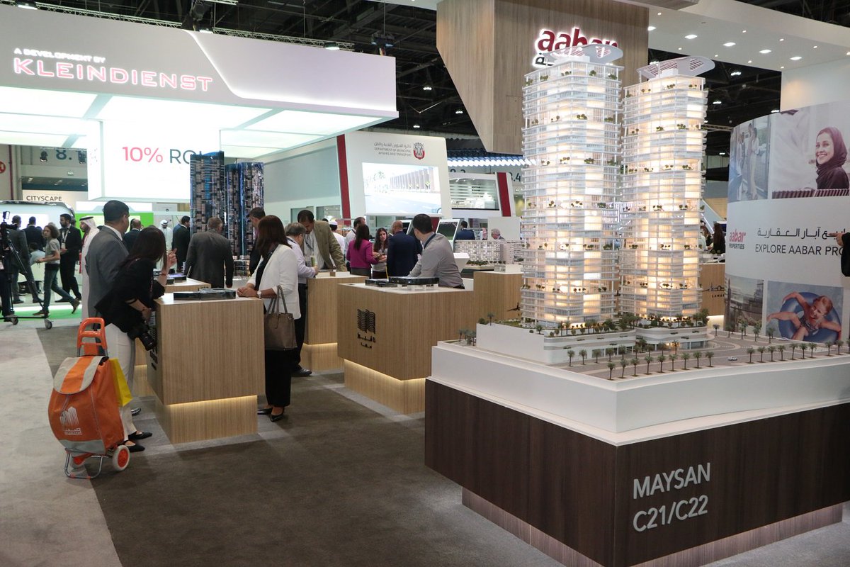 AabarProperties's tweet photo. #CityscapeAD will be closing soon. Meet Aabar at #ADNEC Hall 8 to know more about our offers #AabarProperties #Cityscape #RealEstate #Homes https://t.co/9N9tupa6jC