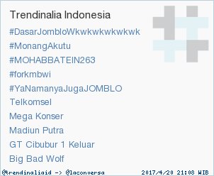 trendinaliaID's tweet photo. Trend Alert: #forkmbwi. More trends at https://t.co/OMCuQPRWwL #trndnl https://t.co/05VIkdyNeW