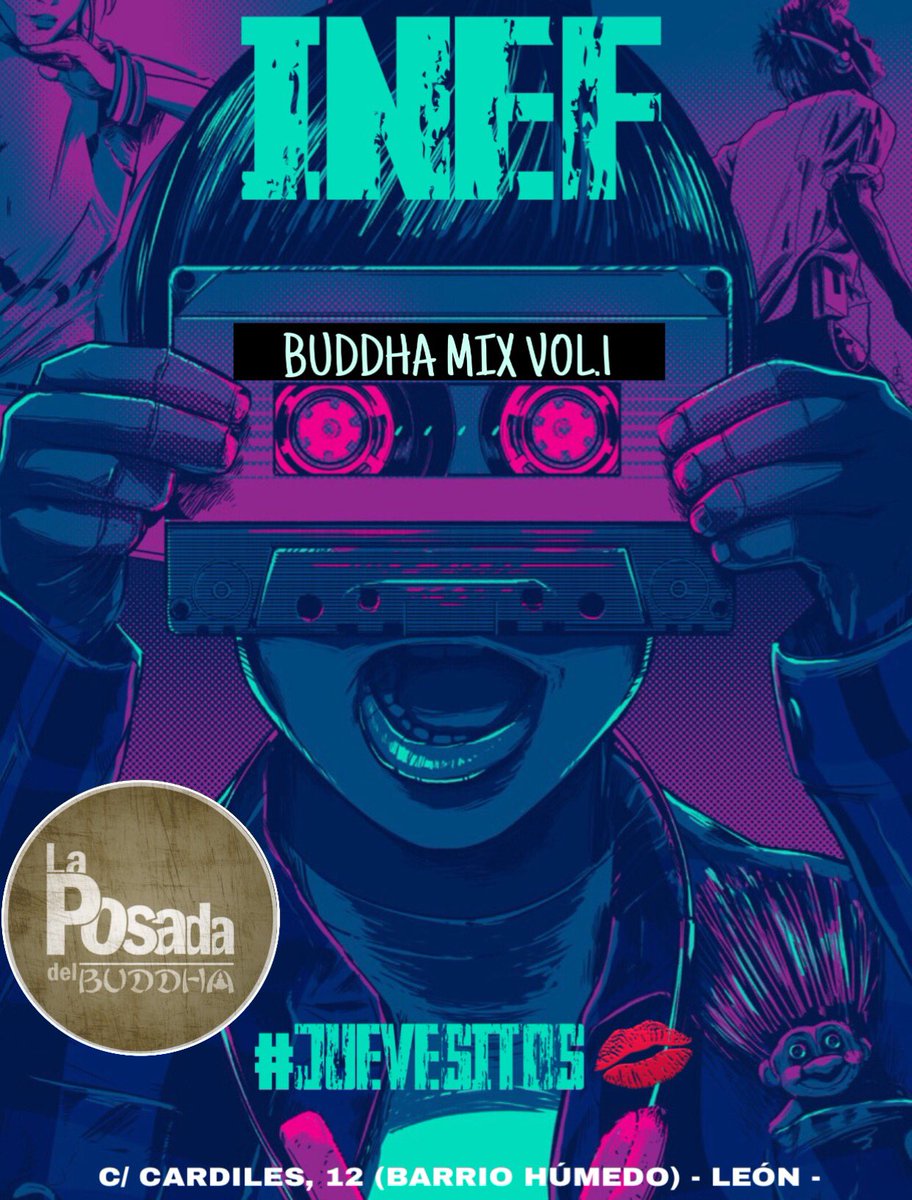 Noche de jueves con la comisión de INEF, una combinación perfecta!! 
#laposadadelbuddhaleon
#buddha2017 
#juevesitos💋 
#inef