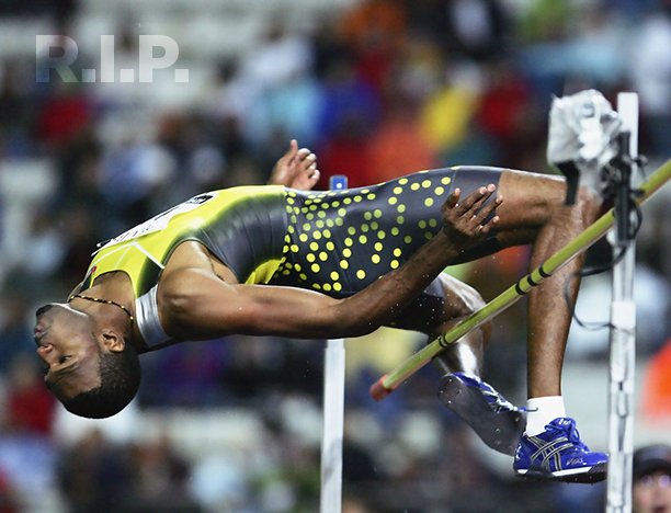 TeamJA876's tweet photo. BREAKING: National High Jump record holder Germaine Mason died in a motorcycle accident earlier this morning in Jamaica. https://t.co/kGmtTHWRpP