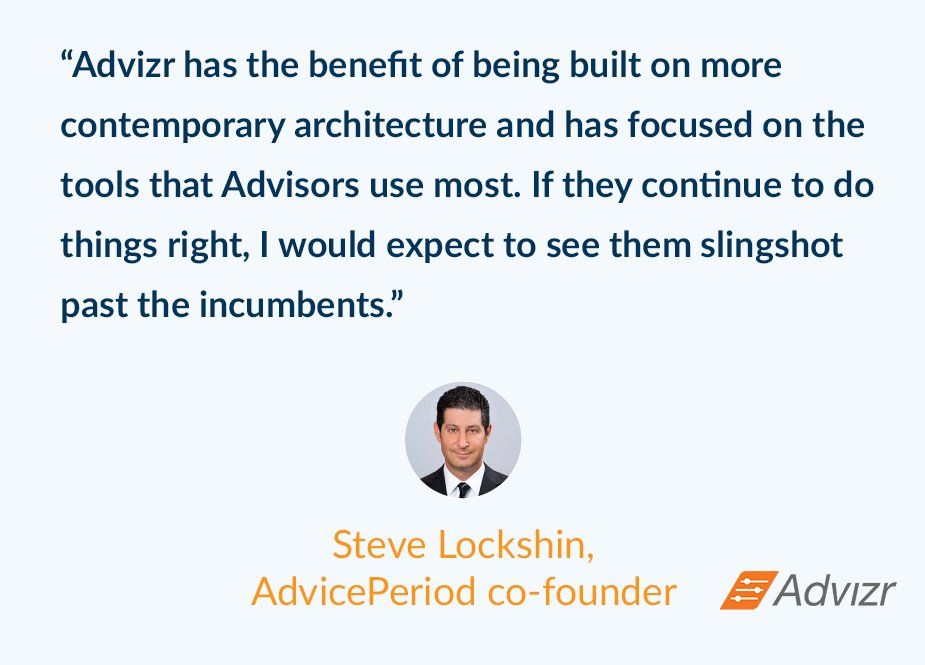Advizr_Inc's tweet image. "Am I going to buy the incumbent . . . or am I going to buy something new because it makes sense?" @OpenAdvisor advizr.com
