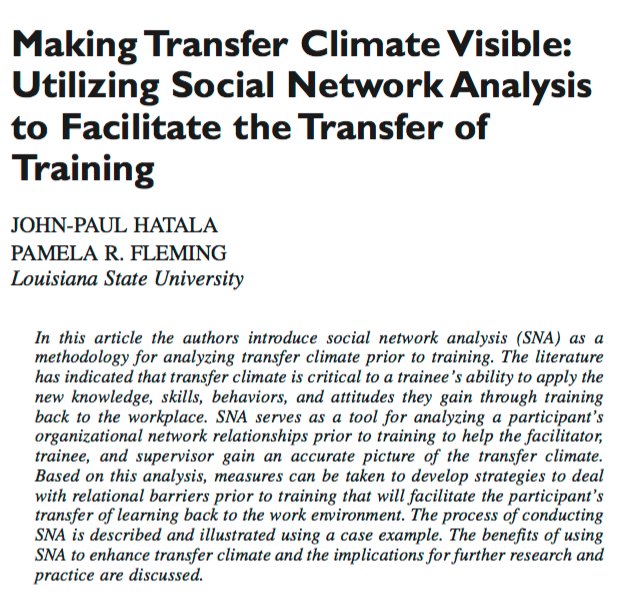 JournalHRDR_'s tweet photo. Teaming up for #TrainingTransfer this #TBT! Our '07 article: https://t.co/MYoxzctAGp &amp; @hrdq_journal '17 article: https://t.co/0e0L0DLzyk https://t.co/QHF9fSJ6uP
