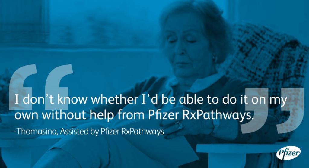 pfizer's tweet photo. Pfizer #RxPathways empowers patients in need by connecting them to assistance programs. Visit #PfizerAnnualReview: https://t.co/N4oDa9dUW8 https://t.co/n2bq3SFn3r
