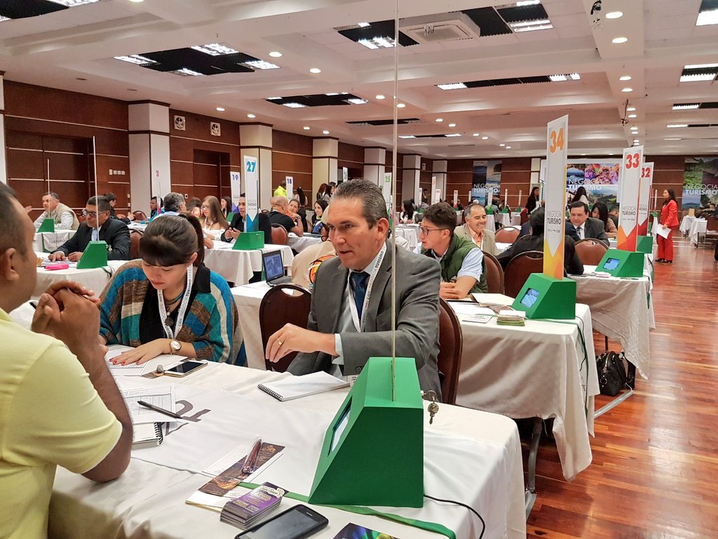 TurismoNarino's tweet photo. Con éxito se desarrolla a esta hora #NegociaTurismo en la ciudad de Pasto con 41 compradores de todo el país y 87 vendedores de Nariño https://t.co/2HPU0FiVEW