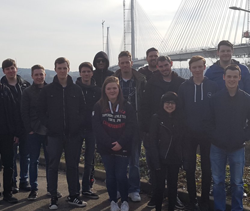 edinburghcoll's tweet photo. Thanks very much to Forth Crossing Bridge Constructors for thrilling our #civilengineering students with a tour of @FRC_Queensferry. #LoveQC https://t.co/NyA165oiDS