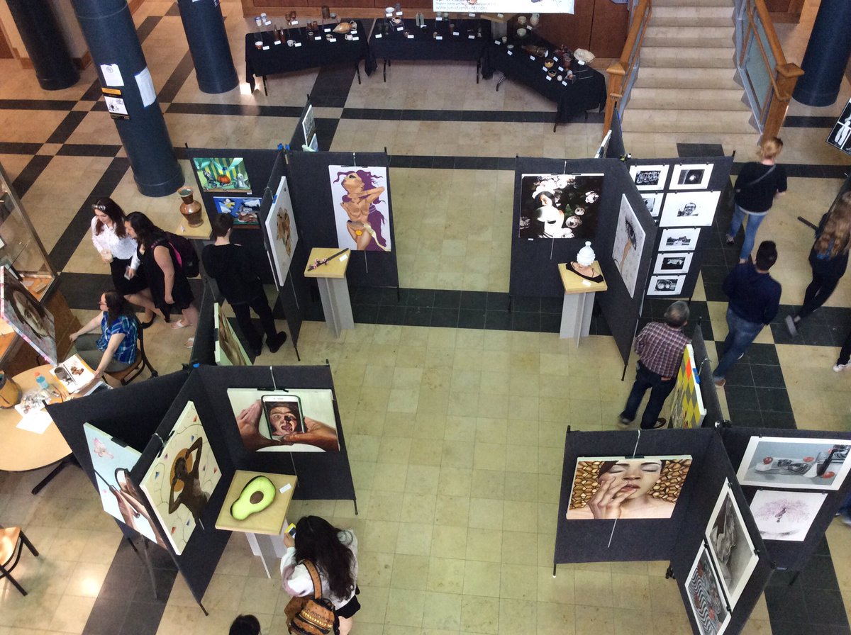 JuniataResearch's tweet photo. Visit the art exhibit in von Liebig Center for Science, part of #JuniataLAS. Paintings, photography, digital art are on display all day https://t.co/3DqZSR9aQ3
