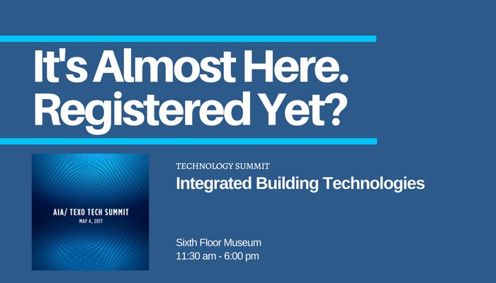 TEXOAssociation's tweet photo. Coming Soon: A Tech Summit focused on Integrated Building Technologies. Register Now! @aiadallas #technology #build https://t.co/K4xKZIYbUM https://t.co/b27L4a8aSv