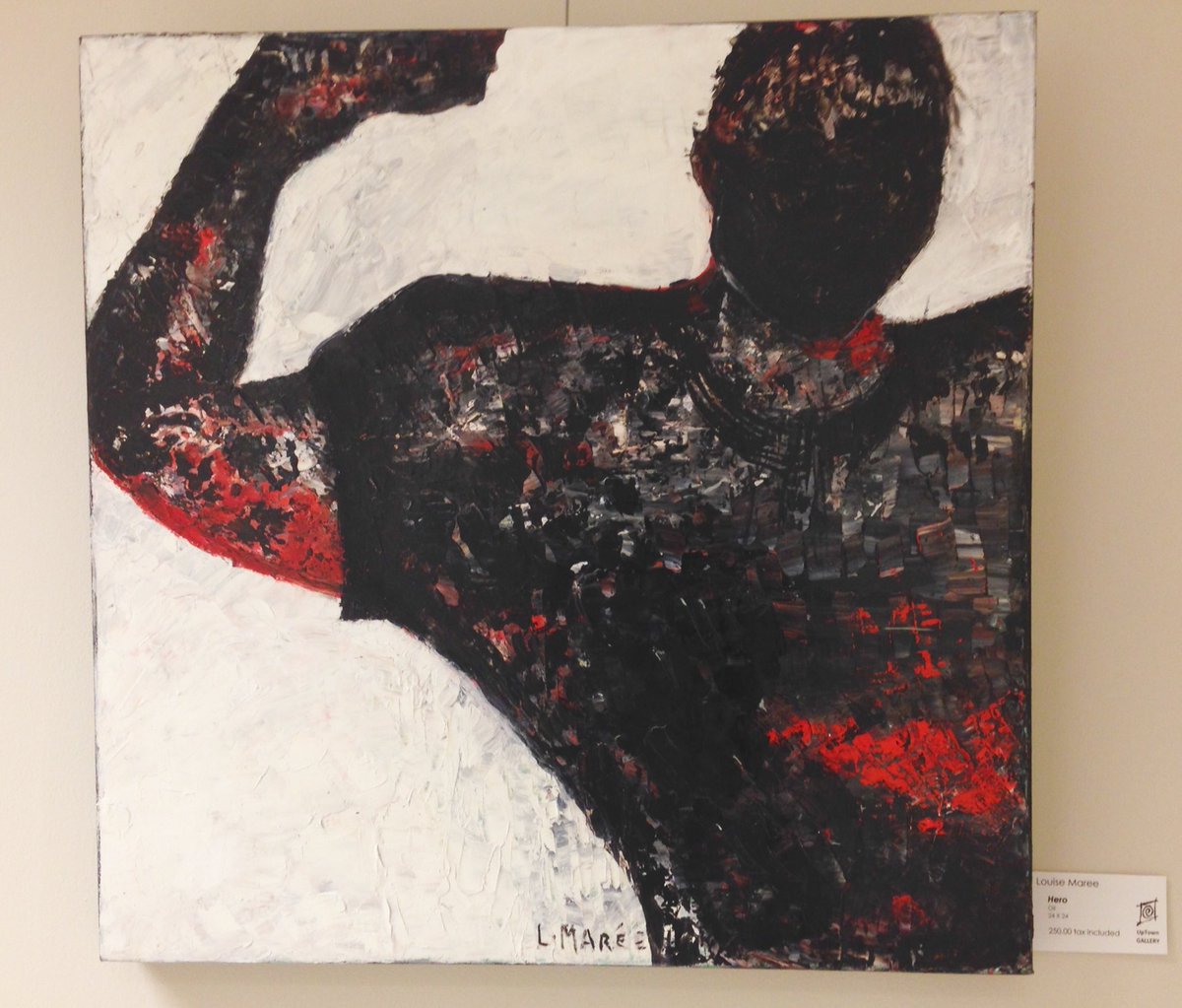 UpTownGalleryWR's tweet photo. On display now: 
A thought-provoking pair of oil paintings by UTG artist Louise Marree called 'Hope' &amp; 'Propaganda' https://t.co/VLKKXf2JY2
