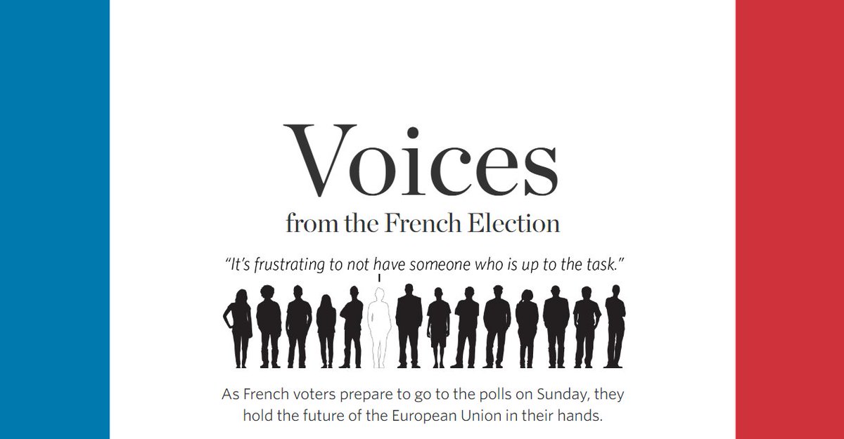 LydiaSerota's tweet photo. 'I think France is ready to explode' @JoshRobinson23 talks to voters across the country ahead of Sunday's election https://t.co/Q8gIMRlJEs https://t.co/iF01YPyWug
