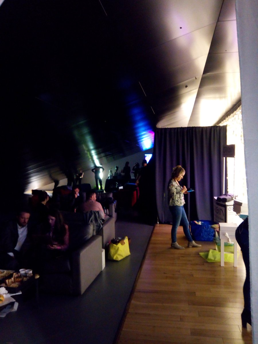 The energy in the "green" room is really starting to ramp up! #backedbyaib