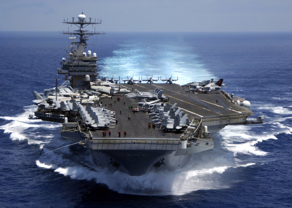 POUTUSTRUMP's tweet photo. USS Carl Vinson strike force now steaming to San Diego to monitor situation with "So-Called" Judge Curiel. #MAGA https://t.co/vxrEyToeU1